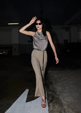 Leggy™ High Waist Wide Leg Flare Pants