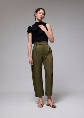 High Waist Barrel Pants