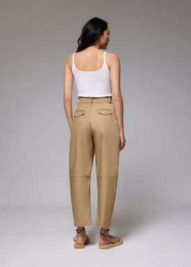High Waist Barrel Pants