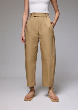 High Waist Barrel Pants