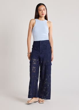 Crochet Cargo Pants