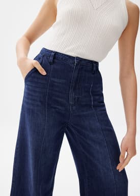Denim Wide Leg Jeans
