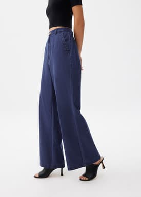 Denim Straight Leg Jeans