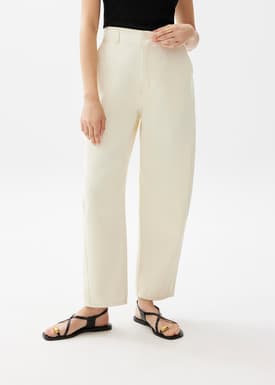 Cotton Barrel Jeans