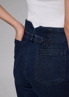 Leggy™ Denim High Waist Wide Leg Jeans