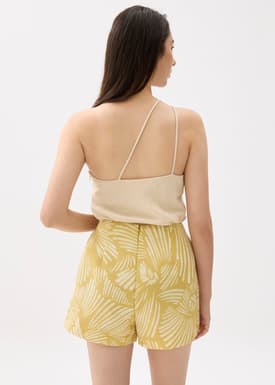 High Waist A-line Skorts in Kekana