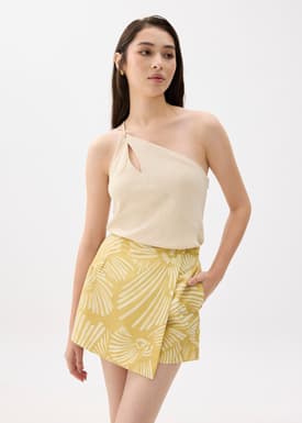High Waist A-line Skorts in Kekana