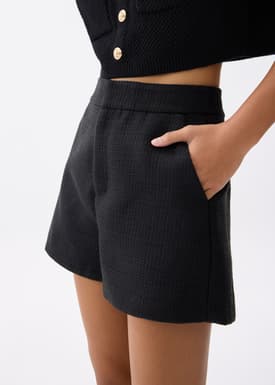 Tweed A-line Shorts