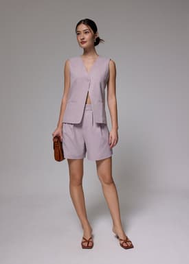 High Waist A-line Shorts