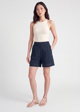 Lace Trim Shorts
