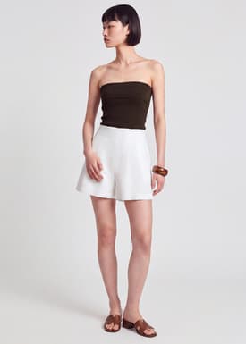 Cotton Seersucker Shorts