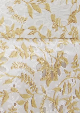 Floral Broderie Pencil Midaxi Skirt