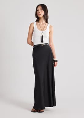 Indah Satin Skirt