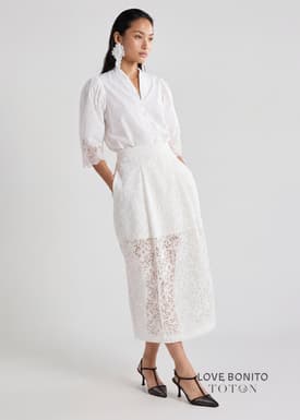 Love, Bonito x TOTON Lace Cocoon Skirt