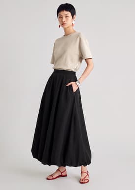 Bubble Midi Skirt