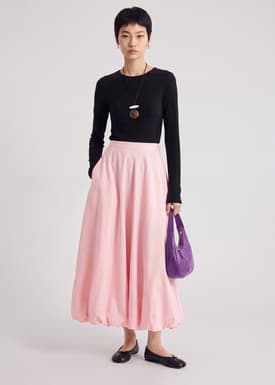 Bubble Midi Skirt
