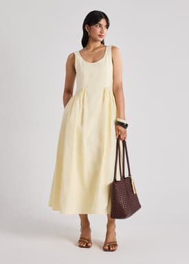 Cotton Fit & Flare Dress