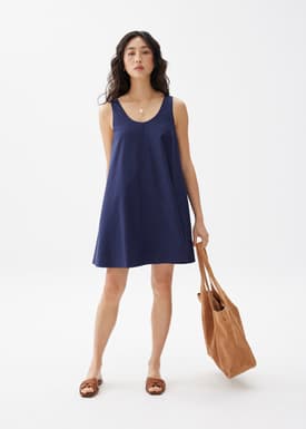 Linen Swing Mini Dress