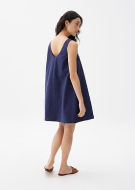 Linen Swing Mini Dress