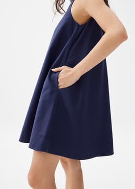 Linen Swing Mini Dress