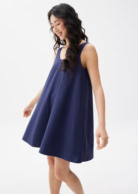 Linen Swing Mini Dress