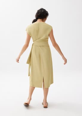 Knot Column Midi Dress