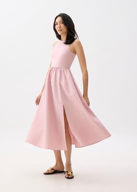 Jersey Fit & Flare Midaxi Dress