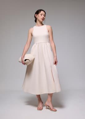 Jersey Fit & Flare Midaxi Dress