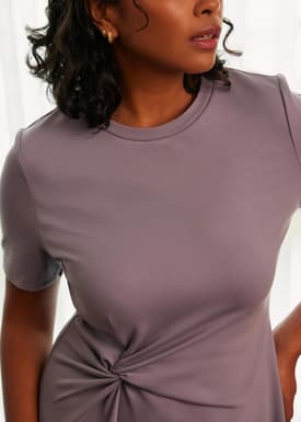 Fitted Knot Mini Dress