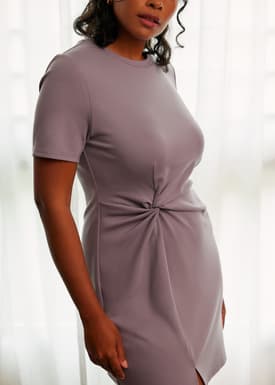 Fitted Knot Mini Dress