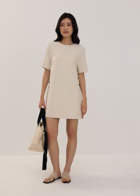 Side Slit A-line Mini Dress