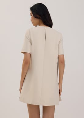 Side Slit A-line Mini Dress