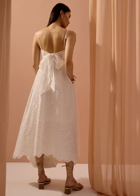 BraFree by LB Fit & Flare Dress in Soft Breeze Broderie