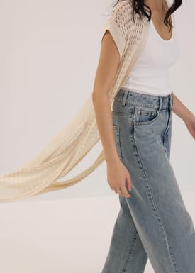 Openwork Knit Multi-way Midaxi Dress