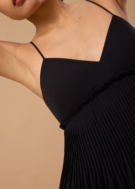 BraFree by LB Sheer Fit & Flare Floor Length Dress