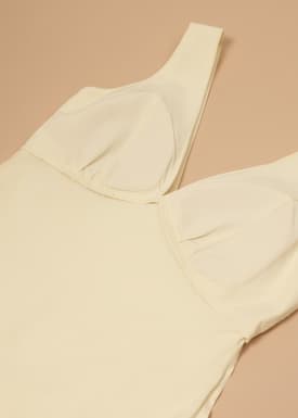 BraFree by LB Georgette V-Neck Bias Cut Midaxi Dress