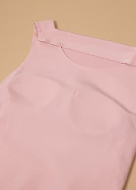 BraFree by LB Satin Cowl Neck Bias Cut Maxi Dress