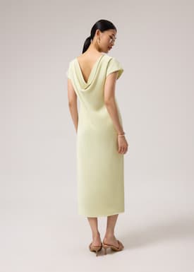 Satin Bias Cut Midaxi Dress