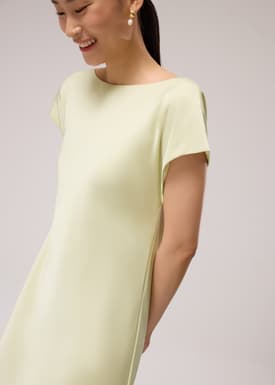 Satin Bias Cut Midaxi Dress