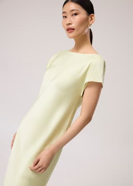Satin Bias Cut Midaxi Dress