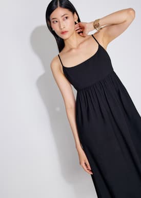 Camisole Fit & Flare Maxi Dress