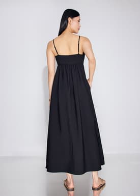Camisole Fit & Flare Maxi Dress