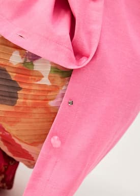 Cotton Boat Neck Shift Mini Dress