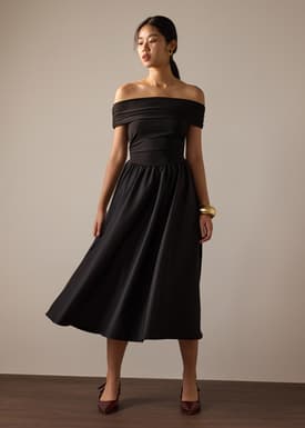 Fit & Flare Maxi Dress