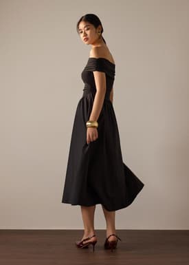 Fit & Flare Maxi Dress