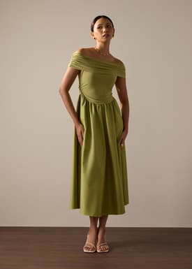 Fit & Flare Maxi Dress