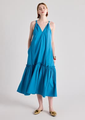 V-neck Trapeze Dress