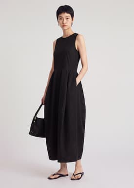 Poplin Cocoon Dress
