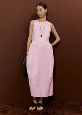 Poplin Cocoon Dress