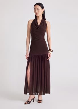 BraFree by LB Cowl Neck Dress
